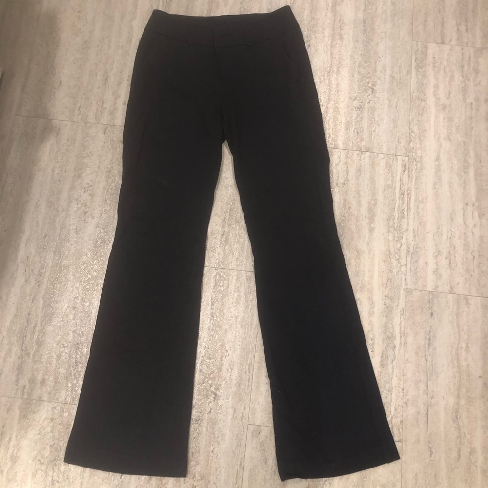 Cabi flare work pants size 4 navy blue